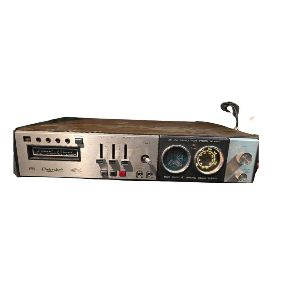 Vintage Electrophonic Model 447 AM FM Multiplex Stereo Receiver 4 Channel Sound